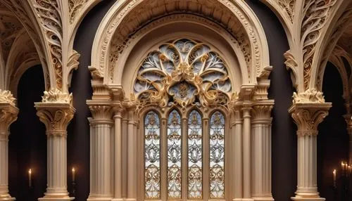 reredos,transept,main organ,church windows,pipe organ,stained glass windows,organ pipes,christ chapel,sacristy,cathedral,choir,organ,church window,chancel,vaulted ceiling,altar,sanctuary,collegiate basilica,ornate room,ornate,Unique,Paper Cuts,Paper Cuts 09