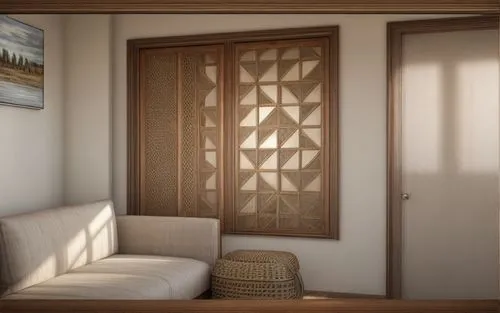 wooden shutters,window with shutters,wooden door,wooden windows,wood window,room divider,patterned wood decoration,window blind,window treatment,window blinds,lattice window,3d rendering,bamboo curtain,plantation shutters,lattice windows,home door,window curtain,sliding door,wooden wall,screen door,Interior Design,Living room,Farmhouse,Rwandan Artisanal