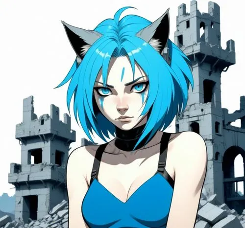 ryoko,korana,iria,bluestar,animatrix,kusanagi