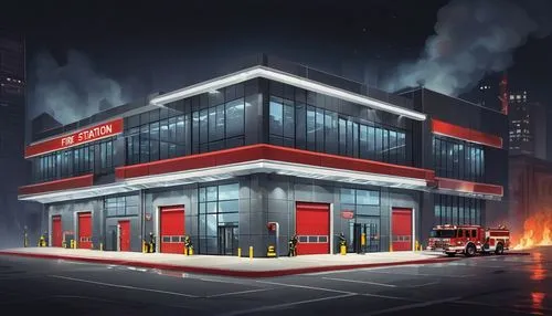 firehouse,firehouses,fireroom,fire station,fire department,fire and ambulance services academy,houston fire department,water supply fire department,fire dept,autopolis,firehall,maranello,fire fighting technology,scdf,fire brigade,fireforce,industrial building,fire ladder,lafd,auto repair shop,Illustration,Abstract Fantasy,Abstract Fantasy 05