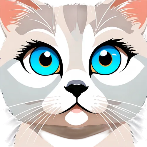 jayfeather,cat vector,mayeux,cartoon cat,calico cat,blue eyes cat,felidae,cat look,cat with blue eyes,cat's eyes,minou,kitz,korin,kittu,bewhiskered,starclan,breed cat,suara,frideswide,kihon,Illustration,Black and White,Black and White 04