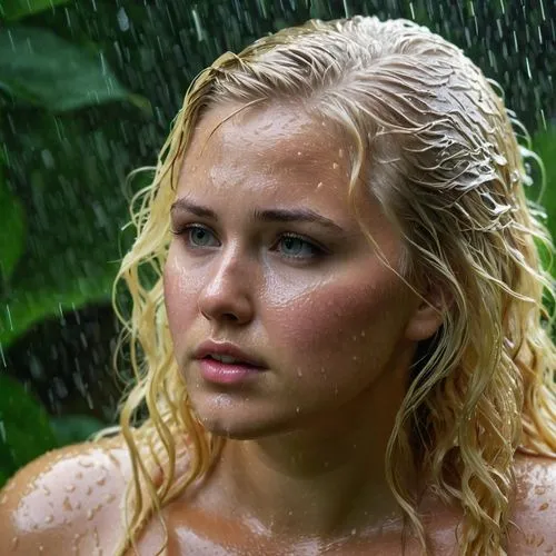 wet,wet girl,jennifer lawrence - female,the blonde in the river,rain forest,katniss,liesel,gisladottir,cailin,in the rain,rain shower,rosalyn,photoshoot with water,soaking,femke,rainforests,frederikke,drenched,kristanna,shower,Illustration,Japanese style,Japanese Style 21