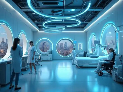 sickbay,doctor's room,operating room,cleanrooms,cyberknife,mri machine,radiotherapy,medical technology,spaceship interior,extant,treatment room,wetware,healthtech,healthvault,ambulatory,futuristic landscape,radiopharmaceutical,wheatley,magnetic resonance imaging,mris,Photography,General,Realistic