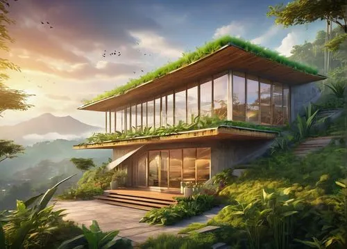 tropical house,forest house,house in mountains,house in the mountains,dunes house,cubic house,beautiful home,ecotopia,modern house,earthship,biomes,dreamhouse,house in the forest,luxury property,amanresorts,luxury home,prefab,home landscape,the cabin in the mountains,tree house hotel,Conceptual Art,Graffiti Art,Graffiti Art 09