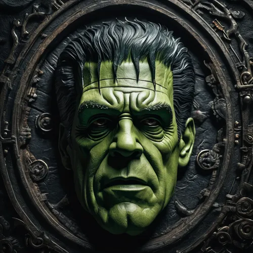 halloween frankenstein,frankenstein,frankenstein monster,frankenstien,orc,hulk,half orc,green skin,green goblin,incredible hulk,caesar cut,ork,caesar,vanitas,wall,ogre,avenger hulk hero,mitt,john doe,thane,Photography,General,Fantasy