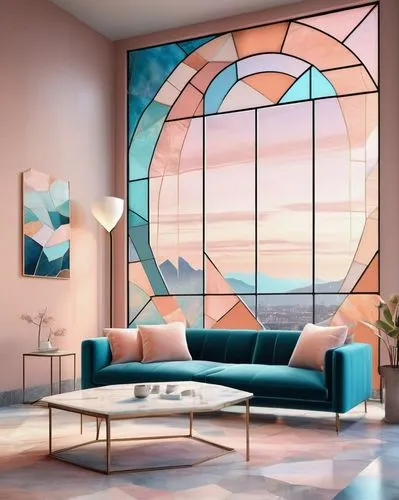 mid century modern,modern decor,glass wall,contemporary decor,stained glass pattern,glass window,living room,livingroom,geometric style,modern living room,interior design,art deco frame,art deco background,colorful glass,sky apartment,mid century house,stained glass,interior decor,interior modern design,glass tiles,Unique,Paper Cuts,Paper Cuts 08