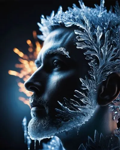 the snow queen,ice queen,father frost,crystalline,icemaker,ice crystal,iceman,eternal snow,fractalius,fantasy portrait,bjork,ice,shaman,frost,shamanic,cinema 4d,digital compositing,ice planet,ice crystals,photo manipulation,Photography,Artistic Photography,Artistic Photography 12