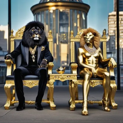 goldlion,two lion,lions couple,business icons,lion capital,marquesses,lions,lionizing,goldies,figureheads,aristocrats,golcuk,golden ritriver and vorderman dark,gold business,goldfrank,lion fountain,zillionaires,majesties,gorillas,male lions,Photography,General,Realistic