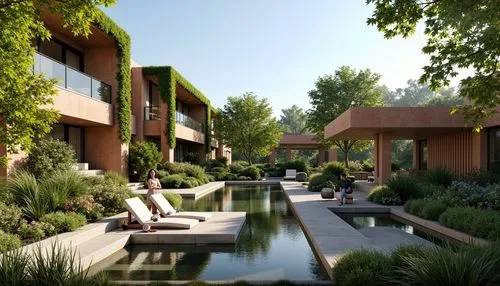 landscape design sydney,landscape designers sydney,3d rendering,garden design sydney,landscaped,render,amanresorts,courtyards,netherwood,streamwood,ecovillages,bungalows,renders,courtyard,yountville,townhomes,corten steel,ecovillage,revit,3d rendered