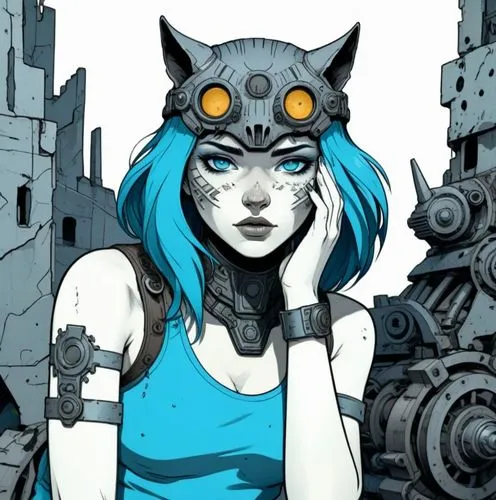 bulletgirl,laureline,lemire,bachalo,wildstorm,neuromancer