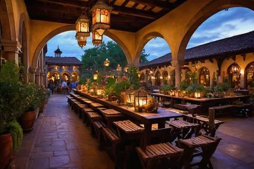 outdoor dining,patios,patio,courtyard,inside courtyard,tlaquepaque,ristorante,souk madinat jumeirah,a restaurant,rathskeller,cloister,fine dining restaurant,napa,napa valley,restaurant,courtyards,restaurants,alpine restaurant,haveli,bistro,Illustration,Abstract Fantasy,Abstract Fantasy 09