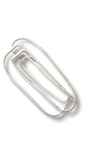 Paperclip, metal material, silver color, simple shape, small size, lying flat, detailed texture, soft focus, warm lighting, shallow depth of field, 3/4 composition, minimalist background.,some metal o