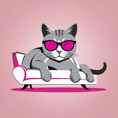 pink cat,cat vector,pink background,the pink panter,pink vector,my clipart,cartoon cat,cat cartoon,dribbble icon,pink glasses,dribbble,flat blogger icon,pink panther,cat image,the pink panther,funny cat,pink chair,chartreux,cat in bed,cute cat,Unique,Design,Logo Design