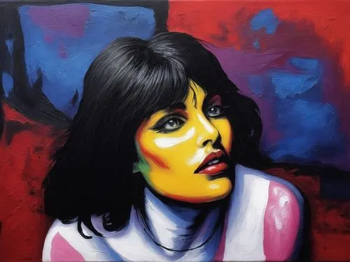 ronstadt,musidora,zadora,lenkiewicz,jasinski,nielly,farrokhzad,elvira,rosalba,merleni,dolcenera,fairuz,siouxsie,elastica,molko,woman portrait,popart,barbra,teresa,vampirella,Illustration,Realistic Fantasy,Realistic Fantasy 33