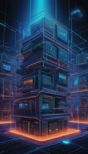 supercomputer,supercomputers,cube background,mainframes,the server room,cyberscene,cybertown,cybernet,cyberia,cubes,computer art,modules,cyberport,computerworld,cybercity,data center,boxes,crates,cyberspace,cryobank,Conceptual Art,Daily,Daily 08