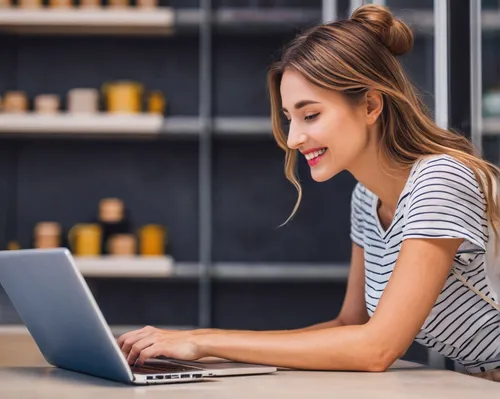 What steps can an online retailer take to achieve customer satisfaction?,girl at the computer,payments online,online business,online courses,online course,women in technology,distance learning,online 