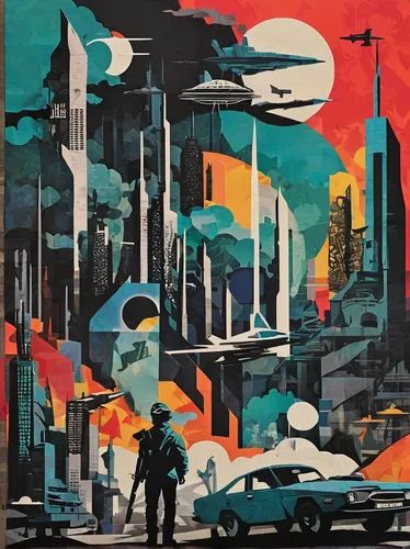 metropolis,cityscape,colorful city,futuristic landscape,cyberpunk,transistor,casablanca,dystopian,cities,urban,tokyo,abstract retro,futuristic,tokyo city,dystopia,sci-fi,sci - fi,futura,city,detroit,Unique,Paper Cuts,Paper Cuts 07