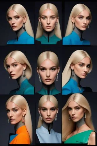 several images of women with different hair styles,donatella,siriano,braniff,caras,fembots,fashiontv,Photography,Fashion Photography,Fashion Photography 26