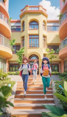 imageworks,hosoda,holiday complex,megaresorts,apartment complex,transmarco,ghibli,bahamonde,moc chau hill,bocchi,walkure,animotion,shinbo,ecotourists,volponi,sanya,emara,waikiki,paradisus,iolani,Illustration,Japanese style,Japanese Style 02