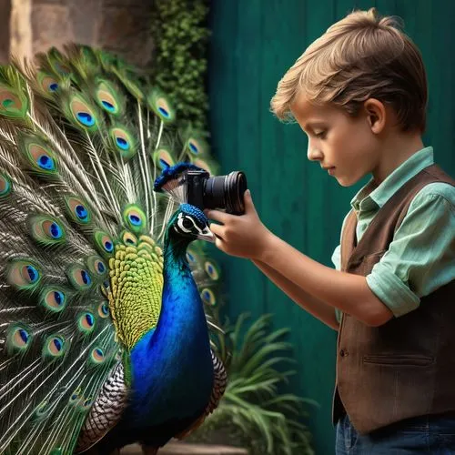 photographing children,peacock,fairy peacock,blue peacock,bird painting,blue parrot,male peacock,nature photographer,peafowl,bird photography,animal photography,body painting,nicobar pigeon,ornithology,bodypainting,world digital painting,3d fantasy,colorful birds,whimsical animals,exotic bird,Photography,General,Fantasy