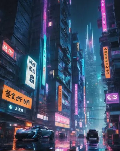 cyberpunk,cybercity,shinjuku,shanghai,tokyo city,cityscape,kowloon,colorful city,tokyo,guangzhou,cybertown,mongkok,fantasy city,cityzen,metropolis,urban,cyberscene,urbanworld,vapor,futuristic landscape,Illustration,Japanese style,Japanese Style 04