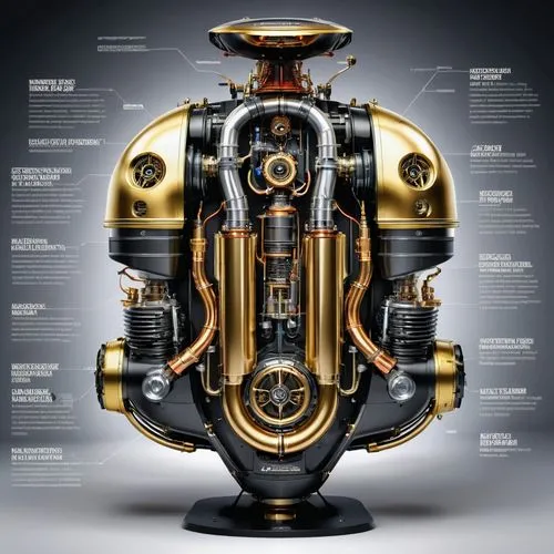 carburetor,diving regulator,diving helmet,internal-combustion engine,mercedes engine,diving bell,steampunk gears,steampunk,race car engine,car engine,c-3po,theodolite,scientific instrument,propulsion,steam engine,diving equipment,engine,samovar,clockmaker,submersible,Unique,Design,Infographics