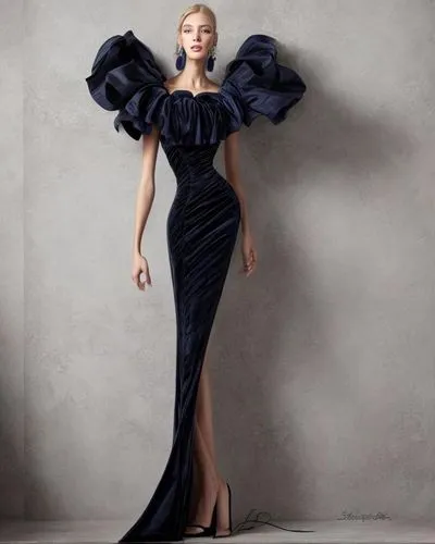 دامن از جنس مخمل سرمه ای و بالا تنه از جنس تافته مشکی ,evening dress,dress walk black,bridal party dress,dress form,black macaws sari,ball gown,gothic dress,overskirt,gown,robe,drape,elegant,cocktail 