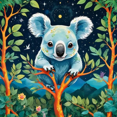 koala,koalas,cute koala,koala bear,eucalyptus,bluebear,vulpecula,tree sloth,sleeping koala,eucalypt,birch tree illustration,bushbaby,galagos,pygmy sloth,wallabi,mohan,ursa,scandia bear,eucalypts,kids illustration,Unique,Design,Blueprint