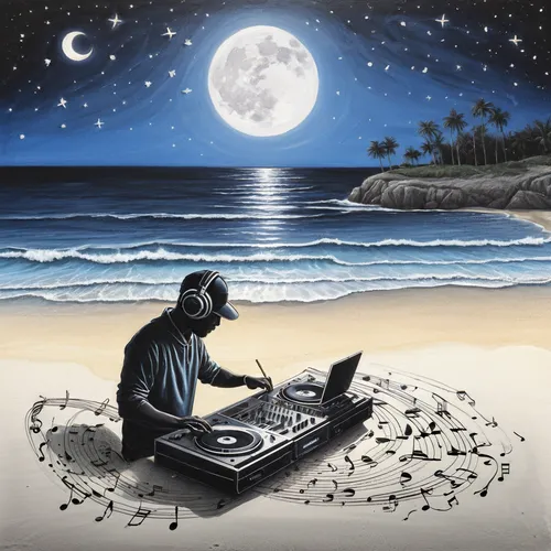 disc jockey,disk jockey,music producer,dj,mixing engineer,jeep dj,man with a computer,audio engineer,electronic music,dj equipament,dj party,synthesizer,deejay,electronic keyboard,moon rover,thorens,music workstation,music record,composer,keyboard player