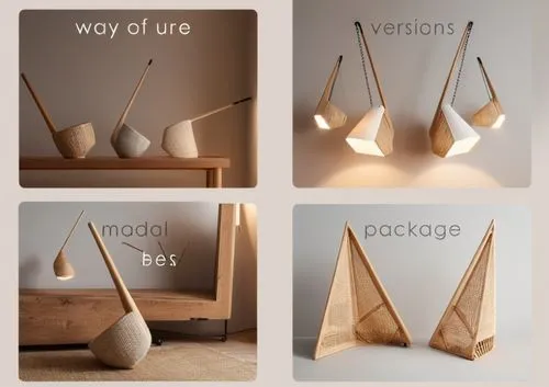 floor lamps,four pictures of different shapes of objects,wall lamp,table lamps,foscarini,table lamp,wall light,wooden pegs,Photography,General,Natural