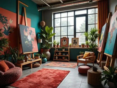 loft,interior decor,living room,sitting room,livingroom,apartment lounge,interiors,home interior,interior design,indoor,great room,interior decoration,an apartment,houseplants,apartment,house plants,blue room,bohemian art,danish room,decor