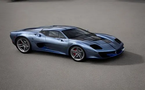 Metallic blue gray sportscar with silver wheelrims parked on a city street.,ford gt 2020,ford gt,speciale,lotus 2-eleven,lotus exige,ferrari 488,american sportscar,tvr cerbera speed 12,ferrari tr,ferr