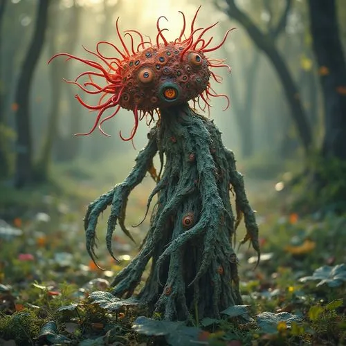 spriggan,gravemind,lovecraftian,tarjanne,eldritch,creepy bush