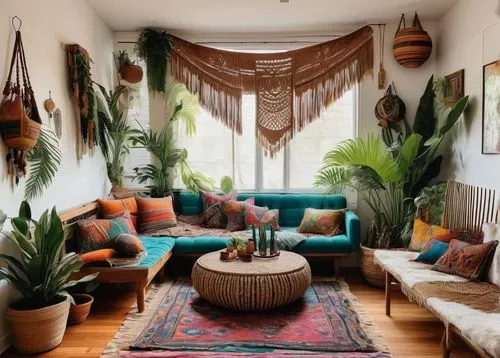 cabana,house plants,boho art style,sunroom,interior decor,boho,houseplants,cabanas,boho art,decor,living room,tropical house,hanging plants,royal palms,moroccan pattern,patios,bohemian art,palmilla,apartment lounge,sitting room,Conceptual Art,Graffiti Art,Graffiti Art 02