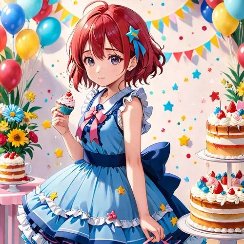 birthday banner background,birthday background,megumi,birthday party,happy birthday banner,mitsuru,red cake,momoi,cupcake background,kumiko,birthday girl,strawberry cake,blue heart balloons,happy birthday balloons,haruka,birthday,ririko,happy birthday background,little cake,balloons,Anime,Anime,Realistic