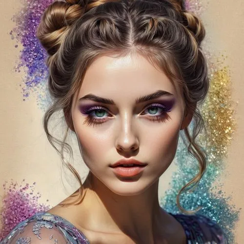 fantasy portrait,boho art,fantasy art,mystical portrait of a girl,boho art style,world digital painting,Photography,Documentary Photography,Documentary Photography 10