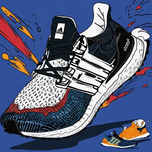 running shoe,running shoes,adidas,sports shoe,athletic shoe,sports shoes,boost,cross training shoe,300 s,300s,liberty spikes,vector graphic,tennis shoe,walking shoe,running machine,runners,feathered race,zebras,active footwear,vector image,Illustration,American Style,American Style 13