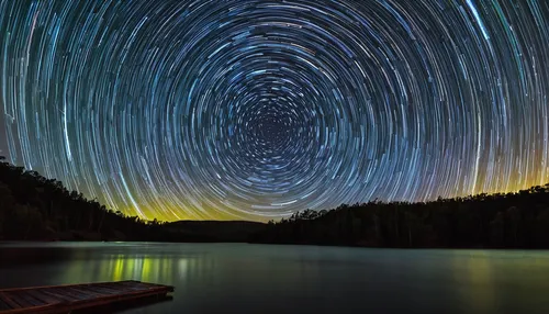 star trail,star trails,interstellar bow wave,perseid,perseids,trillium lake,long exposure,meteor shower,astronomy,starscape,starry sky,natural phenomenon,astrophotography,starry night,long exposure light,star winds,time lapse,the night sky,trajectory of the star,time spiral,Illustration,Black and White,Black and White 06