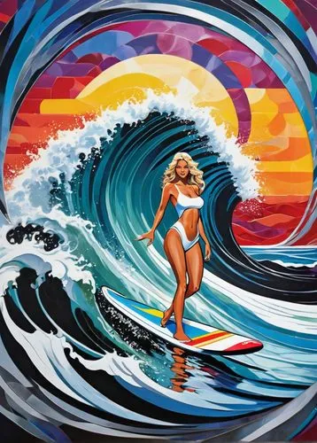 surf,surfer,surfboards,surfaris,surfs,surfing,Conceptual Art,Oil color,Oil Color 25