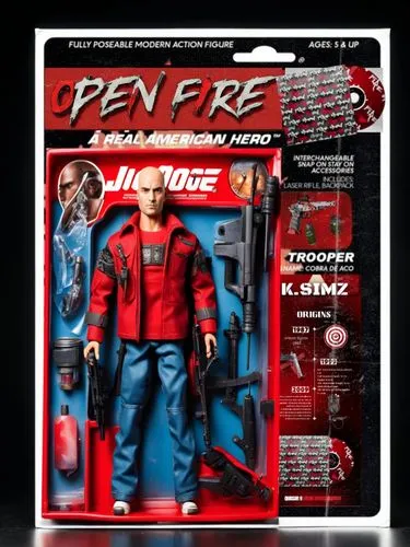 Action figure Toy, Display box, commercial, 3D, high quality, plastic texture,,actionfigure,action figure,paramedics doll,collectible action figures,pipe wrench,pliers,needle-nose pliers,tongue-and-gr