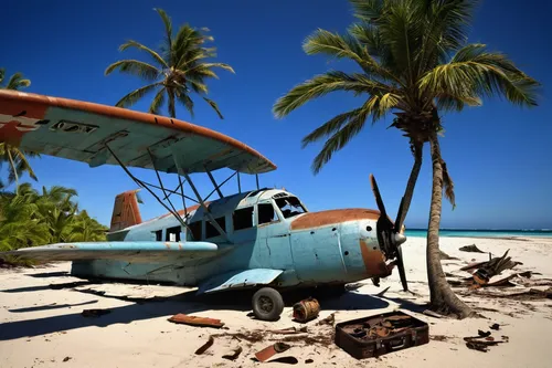 plane wreck,seaplane,flying boat,travel insurance,south pacific,edsel bermuda,douglas dc-2,douglas aircraft company,consolidated pby catalina,cessna 206,parked boat planes,cessna o-1 bird dog,cessna 210,private plane,crash landing,motor plane,cessna,douglas dc-3,heron island,cessna at-17 bobcat,Art,Artistic Painting,Artistic Painting 02