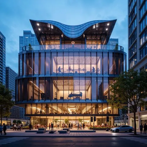 julliard,juilliard,omotesando,hongdan center,glass facade,apple store,marunouchi,nihonbashi,artium,aoyama,glass building,shinsegae,alliancebernstein,horinouchi,damrosch,safdie,difc,proskauer,benaroya,taikoo