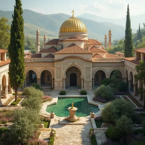 persian architecture,arabkhaneh,alhambra,dorne,theed,umayyad,naboo,islamic architectural,khaneh,grand mosque,decani,zurkhaneh,marble palace,mosques,mamounia,holyland,fathabad,monastery israel,kashan,umayyad palace,Photography,General,Realistic