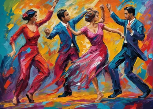 salsa dance,latin dance,dancers,dancing couple,dance with canvases,dance,dancing,argentinian tango,concert dance,ballroom dance,dance club,tango argentino,square dance,love dance,dancesport,folk-dance,to dance,country-western dance,flamenco,tango,Conceptual Art,Oil color,Oil Color 21