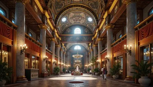 kunsthistorisches museum,corridor,residenz,vatican museum,corridors,hallway,louvre,venetian hotel,hall of nations,vatican,musei vaticani,entrance hall,arcades,mirogoj,salone,royal interior,uffizi,cathedral of modena,atriums,galleria