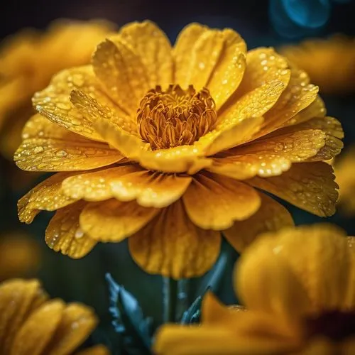 marigold flower,english marigold,garden marigold,calendula flower,calendula petals,calendula,Photography,General,Cinematic