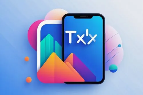 Turbotax icon, financial app, logo, blue color scheme, modern design, minimalistic, 2D illustration, bold lines, geometric shapes, digital display, smartphone screen, high-resolution image, vibrant co