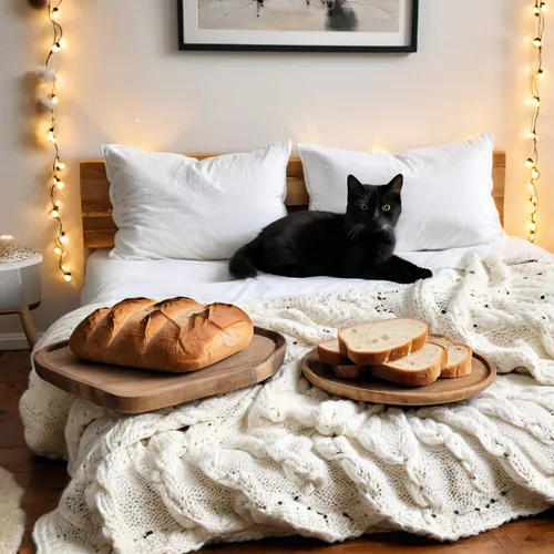 bread spread,loaves,breakfast in bed,pan-bagnat,valentine's day décor,cat bed,warm and cozy,bagels,cat in bed,hygge,bed and breakfast,croissants,bagel,little bread,bread basket,freshly baked buns,christmas flat lay,cozy,knead,home accessories,Photography,General,Natural