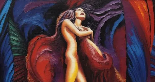 uvi,bodypainting,woman sculpture,odalisque,oil painting,oil painting on canvas,body painting,oil on canvas,flamenca,la violetta,sculptor,pieta,paschke,girl in cloth,glass painting,artist's mannequin,girl with cloth,mujer,jasinski,fabric painting,Illustration,Realistic Fantasy,Realistic Fantasy 33