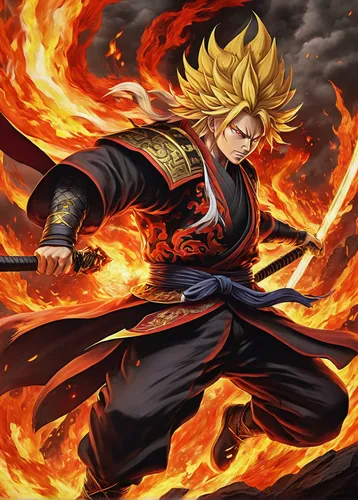 fire background,flame spirit,fire master,dragon fire,akashiyaki,cleanup,son goku,takikomi gohan,fire devil,sanji,kame sennin,fire kite,nine-tailed,kenjutsu,sōjutsu,goku,flame of fire,explosion destroy,iaijutsu,yang,Illustration,Paper based,Paper Based 10